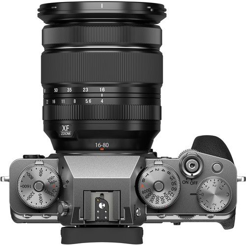 FUJIFILM X-T4 Mirrorless Digital Camera with 16-80mm Lens (Silver)
