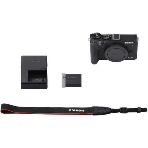 Canon EOS M6 Mark II Mirrorless Digital Camera with 15-45mm Lens and EVF-DC2 Viewfinder (Black)