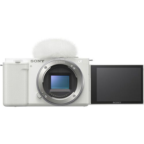 Sony ZV-E10 Mirrorless Camera with 16-50mm Lens (White)