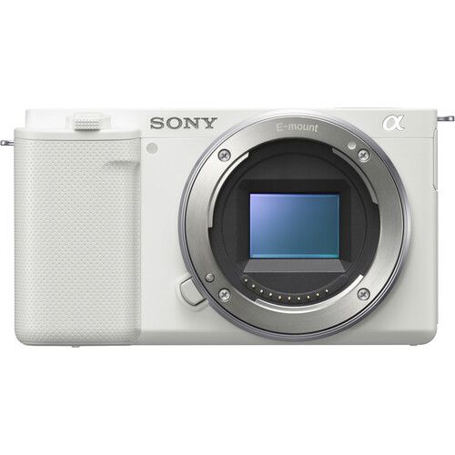 Sony ZV-E10 Mirrorless Camera with 16-50mm Lens (White)