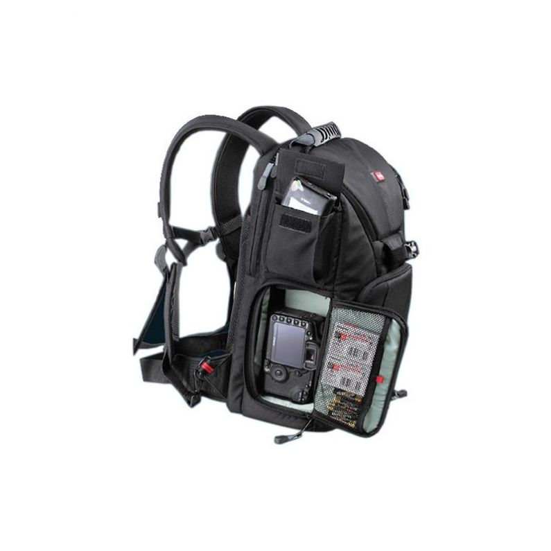 Vivitar DKS-18 Photo/SLR/Laptop Sling Backpack, Small (18 x 11.5 x 8in, Black)