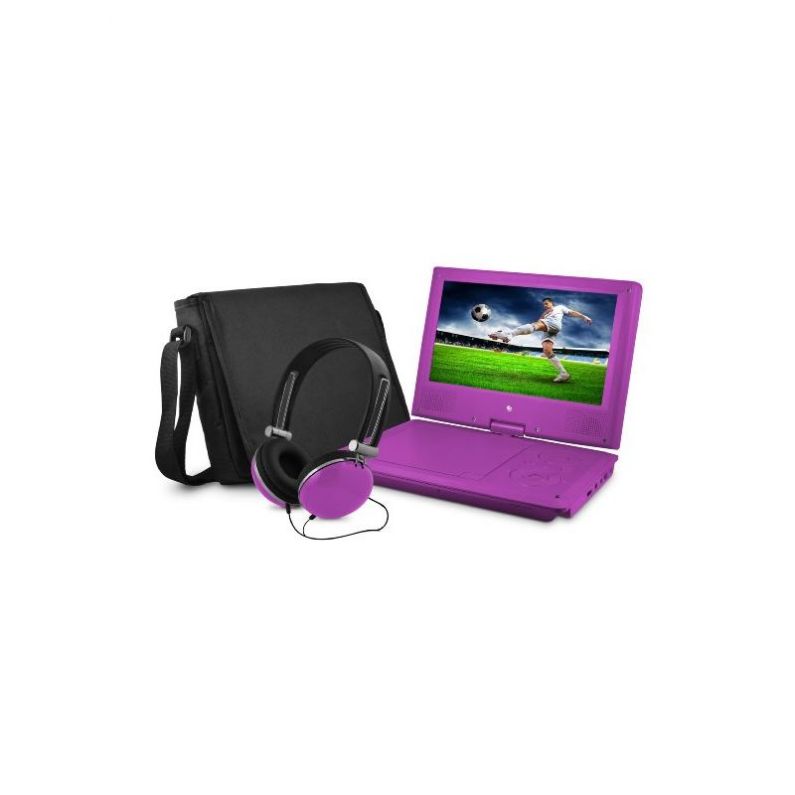 Ematic -EPD909PR Portable DVD Player
