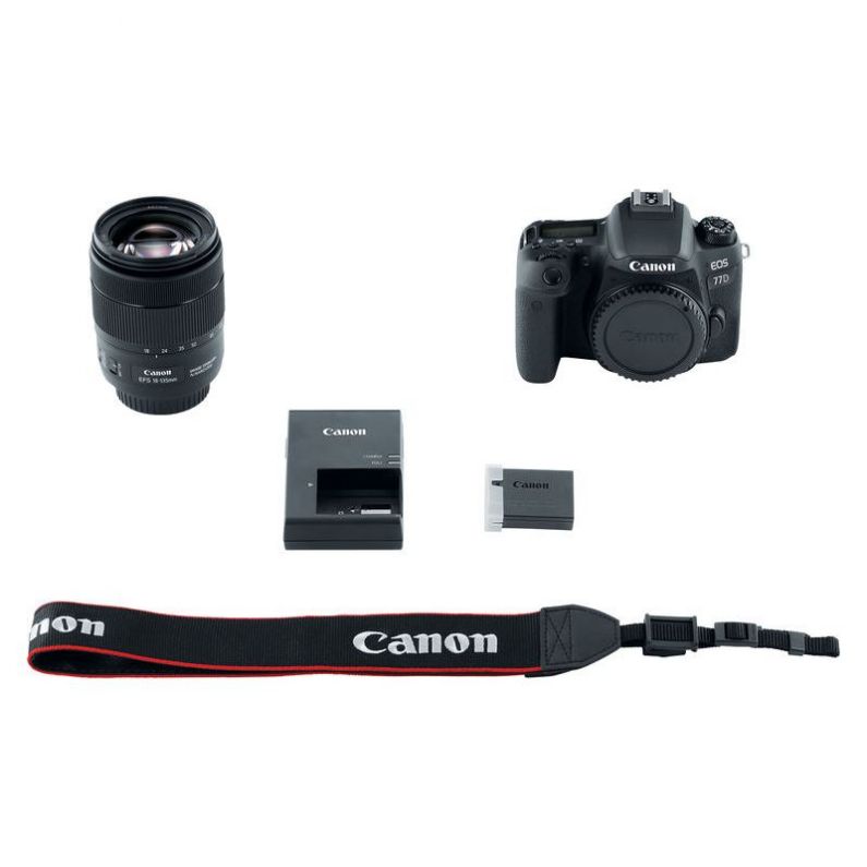 Canon EOS 77D DSLR Camera with 18-135mm Lens