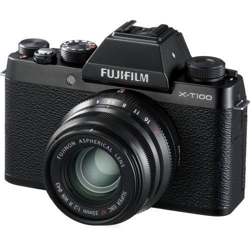 Fujifilm X-T100 Mirrorless Digital Camera (Body,Black)