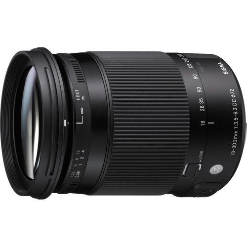 Sigma 18-300mm f/3.5-6.3 DC MACRO HSM Contemporary Lens for Pentax K