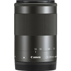 Canon EF-M 55-200mm f/4.5-6.3 IS STM Lens (Black)