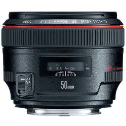 Canon EF 50mm f/1.2L USM Lens Retail Kit
