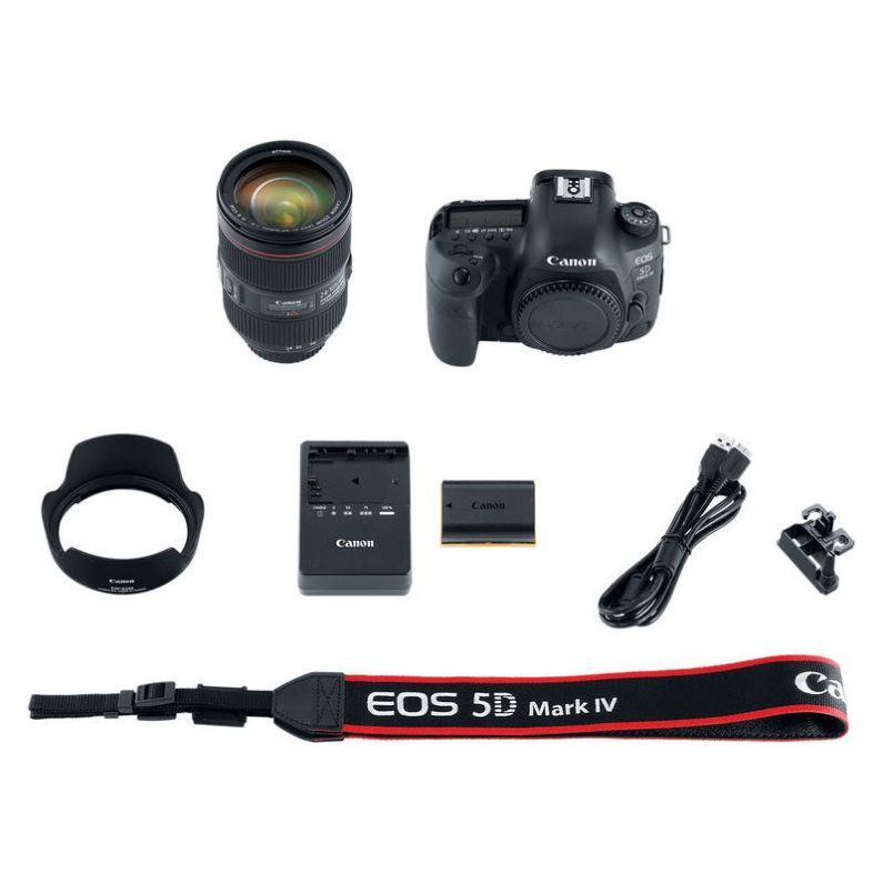 Canon EOS 5D Mark IV DSLR Camera with 24-105mm f/4L II Lens Retail Kit