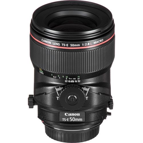 Canon TS-E 50mm f/2.8L Macro Tilt-Shift Lens Retail Kit