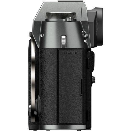 FUJIFILM X-T50 Mirrorless Camera with 15-45mm f/3.5-5.6 Lens (Charcoal Silver)