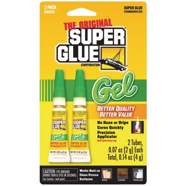 Super Glue Thick Gel Super Glue-2 Pk