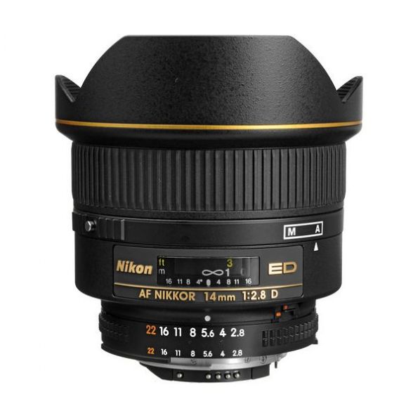 Nikon 14mm f/2.8D AF Nikkor  ED Autofocus Lens