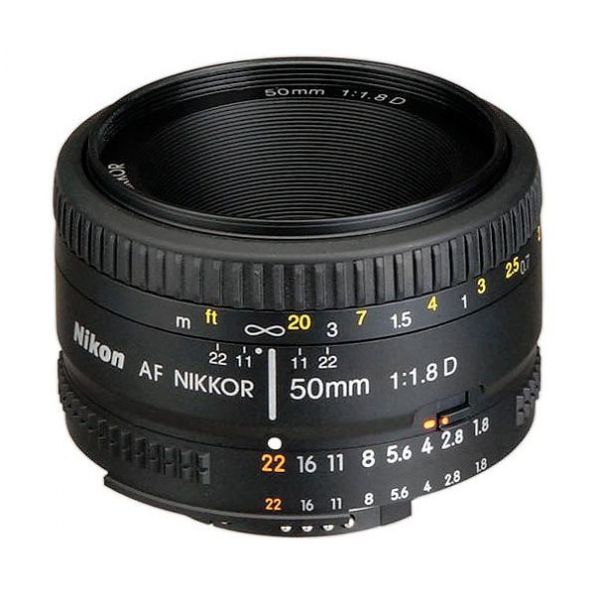 Nikon Normal AF Nikkor 50mm f/1.8D Autofocus Lens