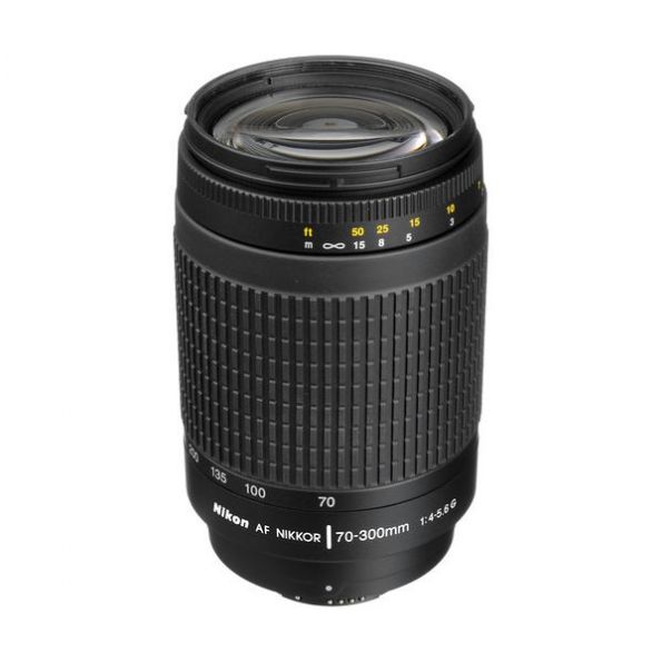 Nikon AF Zoom Nikkor 70-300mm f/4-5.6G Lens (Black)