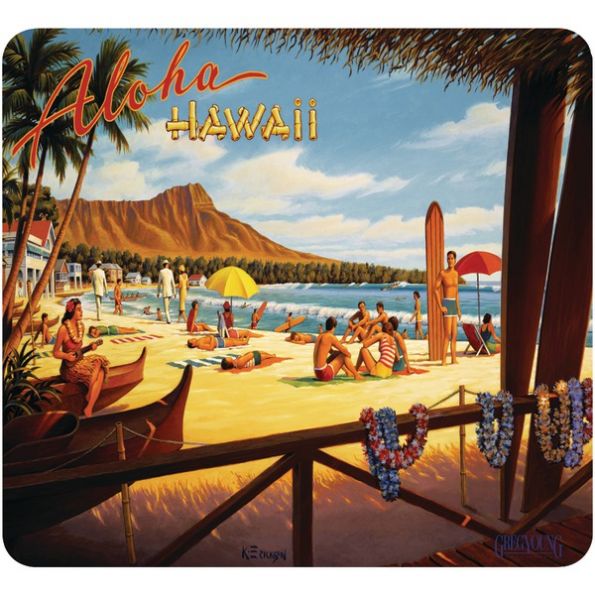Allsop Vintage Hawaii Mouse Pad