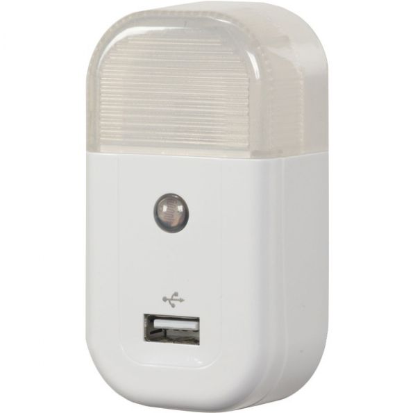 Rca Usb Chrgr Night Light Wht