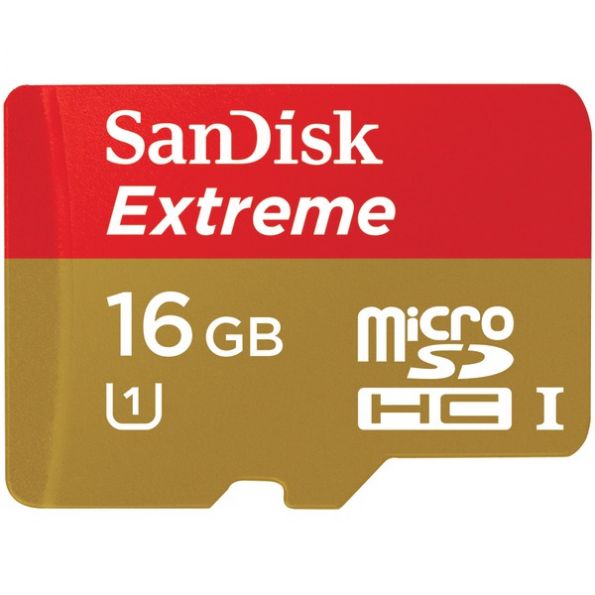 Sandisk 16GB Extreme Microsdhc