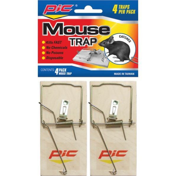Pic Woodmouse Traps 4pk