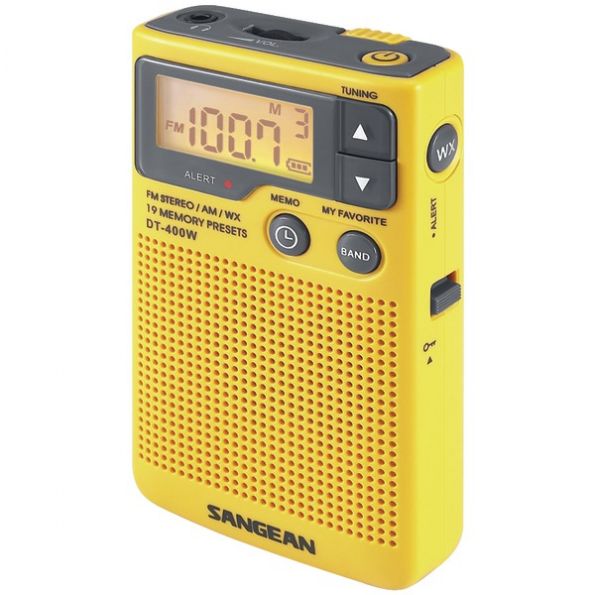 Sangean Am/fm Pckt Radio W/weathr