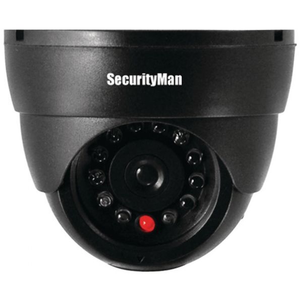 Security Man Dummy Dome Camera W/led