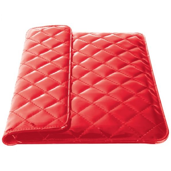Iessentials 10in Quilted Tab Cs Red