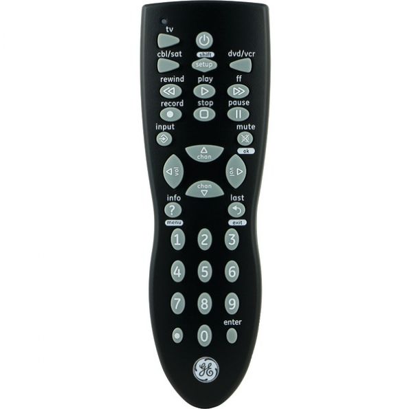 Ge 3-device Remote Black