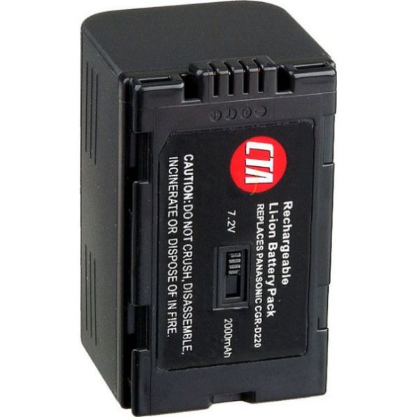 Lithium CGR-D120 4 Hour Extended Rechargeable Battery