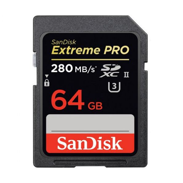 SanDisk 64GB Extreme PRO SDXC UHS-II Memory Card