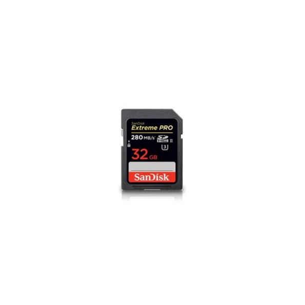 SanDisk 32GB Extreme PRO SDHC UHS-II Memory Card