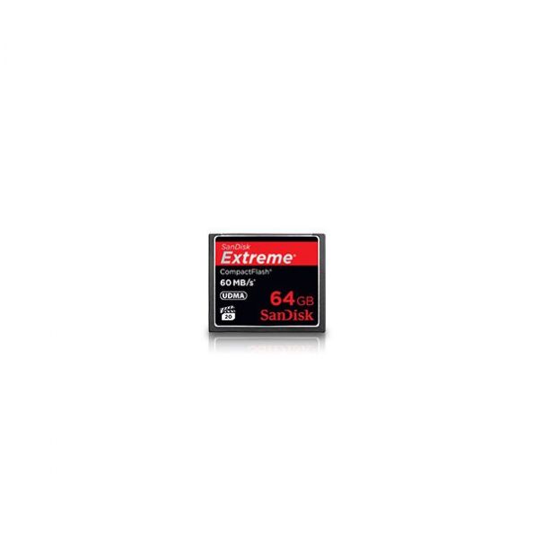 SanDisk 64 GB Extreme CompactFlash Memory Cards (60mb/s)