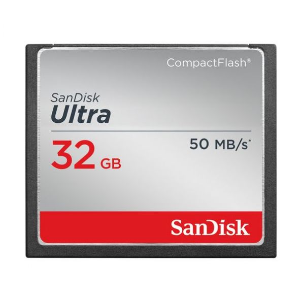 SanDisk 32GB Ultra CompactFlash Memory Card (50mb/s)