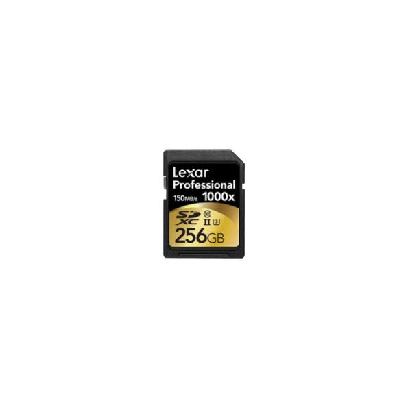 Lexar 256GB Professional 1000x UHS-II SDXC Memory Card (Class 10)