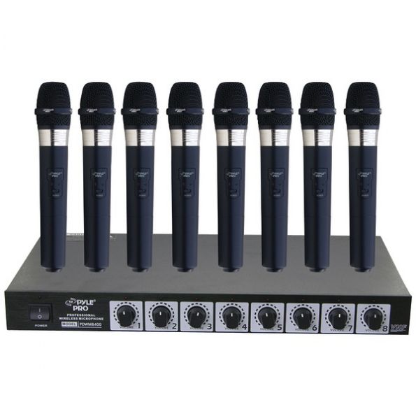 Pyle Pro 8mic Hand Wrls Mic Sys