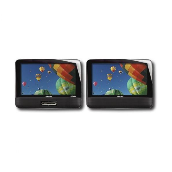 Philips -PD9012P/17 Dual-Screen Portable DVD Player