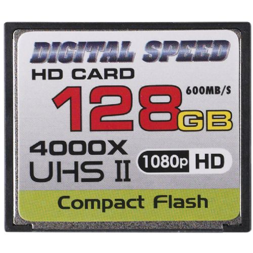 Digital Speed 4000X 128GB Professional High Speed Mach III 600MB/s Error Free (CF) HD Memory Card