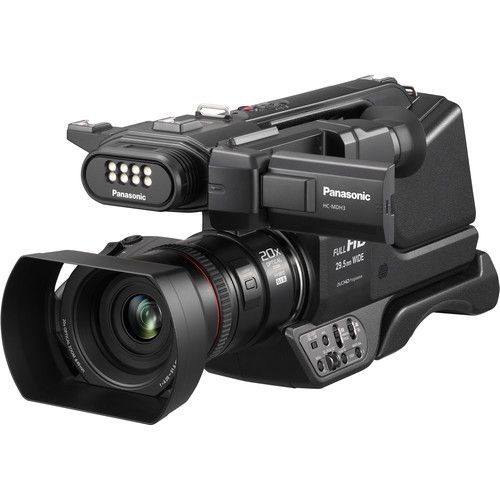 Panasonic HC-MDH3 AVCHD Shoulder Mount Camcorder with LCD Touchscreen & LED Light