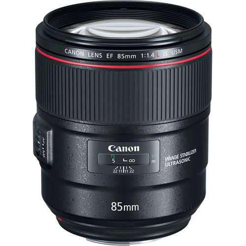 Canon  EF 85mm f/1.4L IS USM Lens USA Package Kit