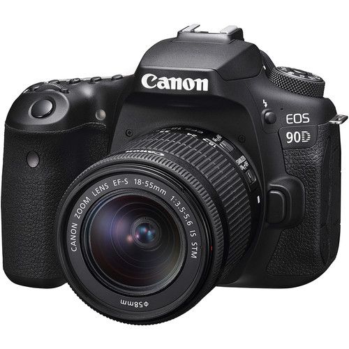 Canon EOS 90D DSLR Camera with 18-55mm Lens Retail Kit