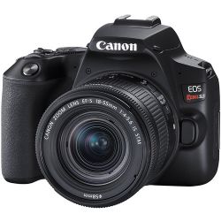 Canon EOS 250D (Rebel SL3) DSLR Camera with 18-55mm DC III Lens & Essential  Accessory Bundle - Includes: SanDisk Ultra 64GB SDXC Memory Card, Extended