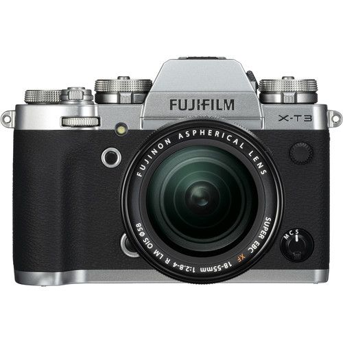 Fujifilm X-T3 Mirrorless Digital Camera with 18-55mm Lens Silver