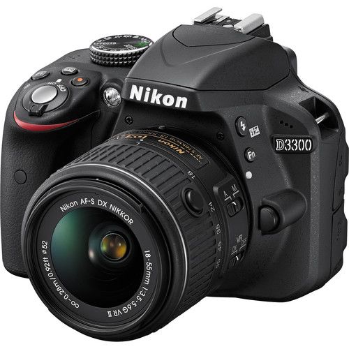 Nikon D3300 DSLR Camera with 18-55mm Lens