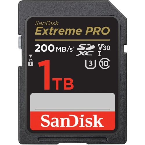 SanDisk 1TB Extreme PRO UHS-I SDXC Memory Card