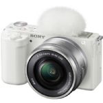 Sony ZV-E10 Mirrorless Camera with 16-50mm Lens (White)