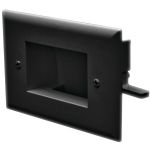 Datacomm Electronics Blk Recessed Cble Plate