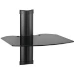 Omnimount Black Tria 1 Shelf Wall