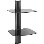 Omnimount Black Tria 2 Shelf Wall