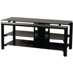 Sylvan Ridge 44" Bk Metal/glass Stand