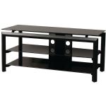 Sylvan Ridge 52" Bk Metal/glass Stand