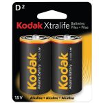 Kodak Xtralife Alkaline D 2pk