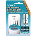 Sony 2.5hr Chgr W/ 4aa Bat